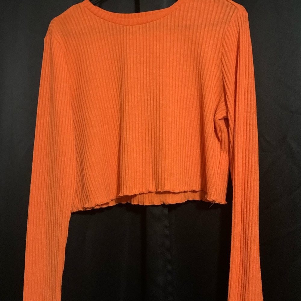 Orange Crop Top